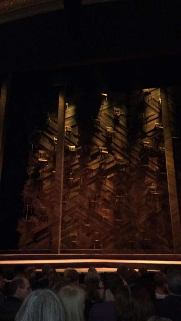 Bernard B. Jacobs Theatre, section: Orchestra C, row: H, seat: 106