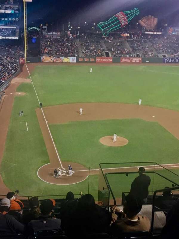 Oracle Park, section: VR312, row: 8, seat: 3