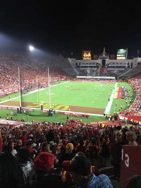 Los Angeles Memorial Coliseum, section: 213, row: 13, seat: 2