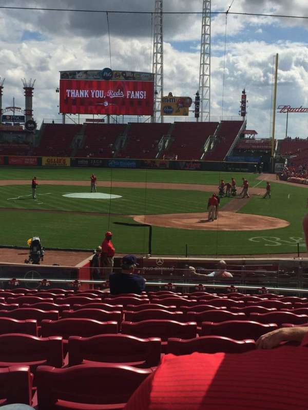 Great American Ball Park, section: 120, row: W, seat: 6