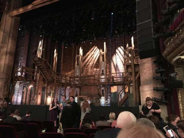 CIBC Theatre, section: Orchestra R, row: J, seat: 10