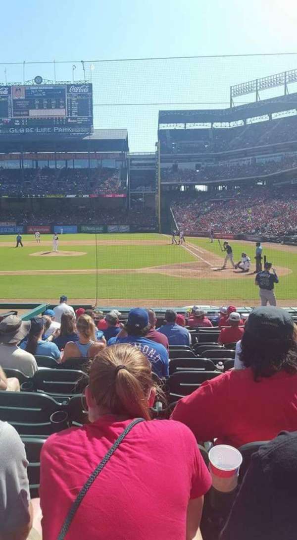 Globe Life Park in Arlington, section: 21, row: 9, seat: 5