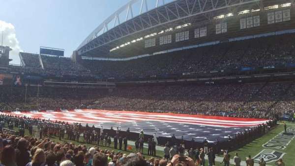 Lumen Field, section: 104, row: p, seat: 10-11