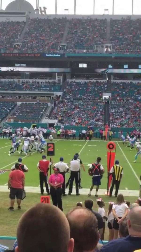 Hard Rock Stadium, section: 116, row: 8, seat: 7