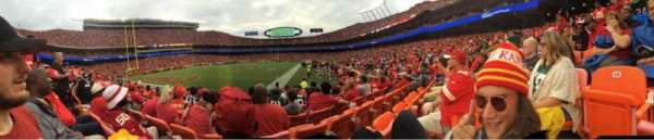 Arrowhead Stadium, section: 117, row: 6, seat: 14