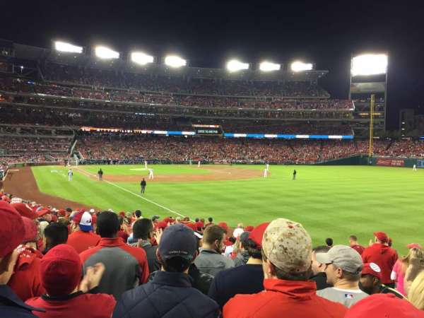 Nationals Park, section: 136, row: Z, seat: 4