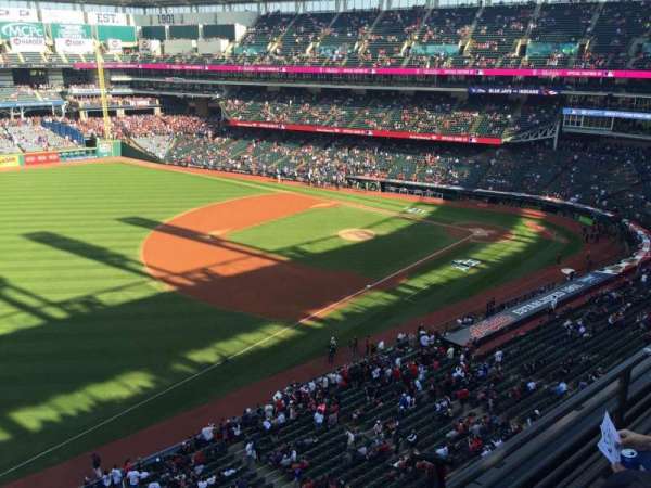 Progressive Field, section: 472, row: B, seat: 8