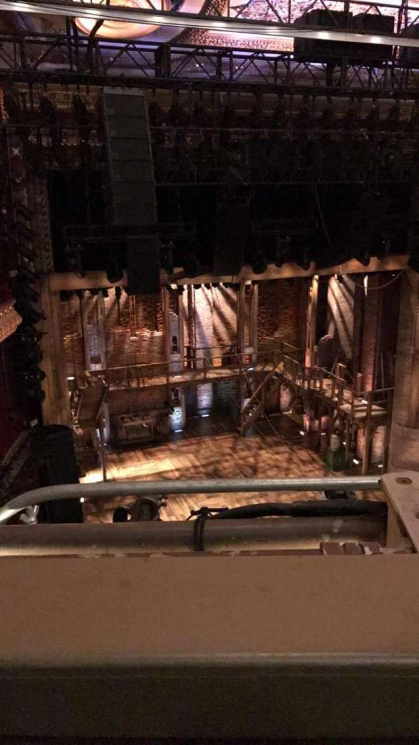 CIBC Theatre, section: Balcony L, row: A, seat: 1