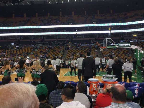 TD Garden, section: 21, row: 2, seat: 10