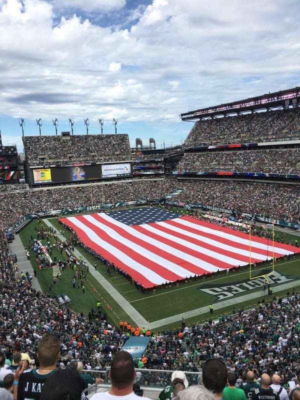 Lincoln Financial Field, section: Miller Lite Phlite Deck