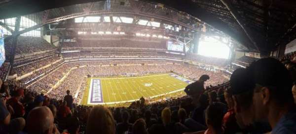 Lucas Oil Stadium, section: 617, row: 17, seat: 6