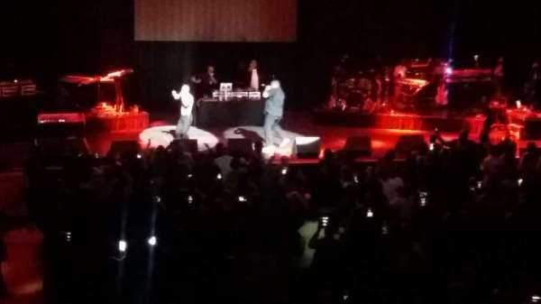 Chicago Theatre, section: Mezzanine Box P, row: P2, seat: 1-2