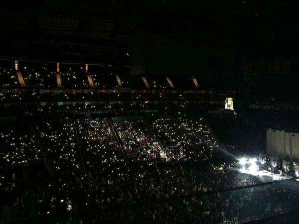 Toyota Center, section: 412, row: 1, seat: 8
