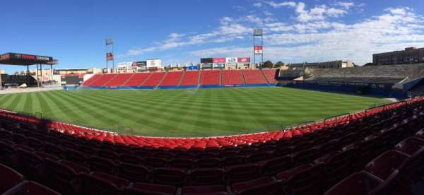 Toyota Stadium, section: 108, row: 15, seat: 12