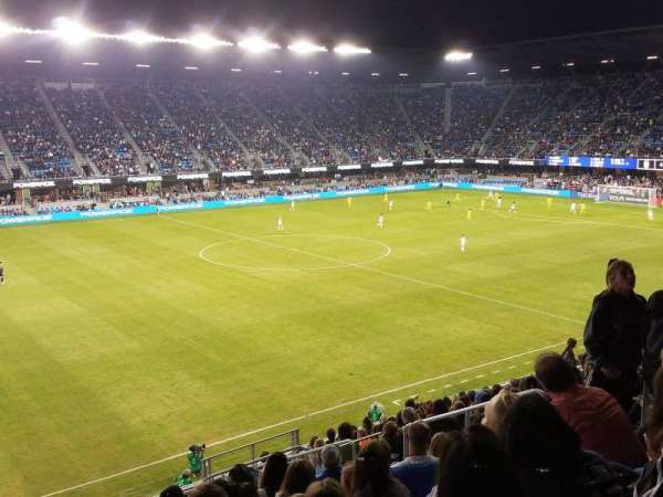 PayPal Park, section: 104, row: 13, seat: 10