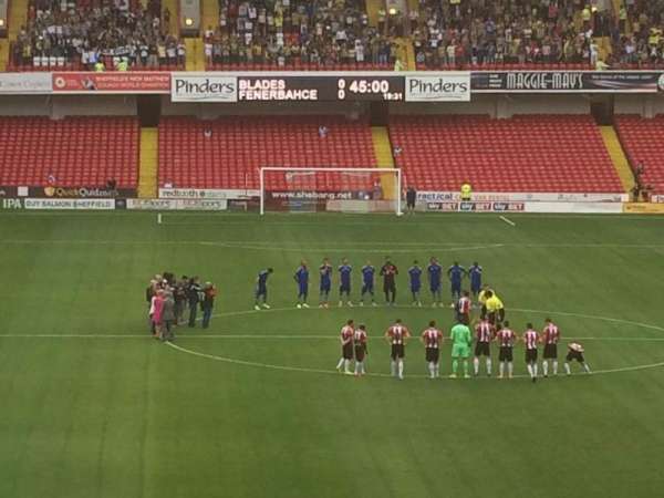 Bramall Lane, section: KB2, row: PP, seat: 87