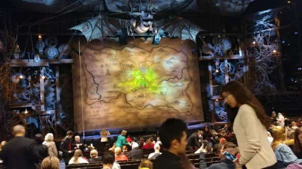 Gershwin Theatre, section: Orchestra C, row: Q, seat: 102