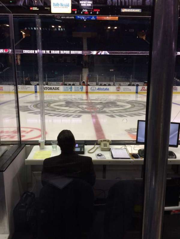Allstate Arena, section: 103, row: DD, seat: 1