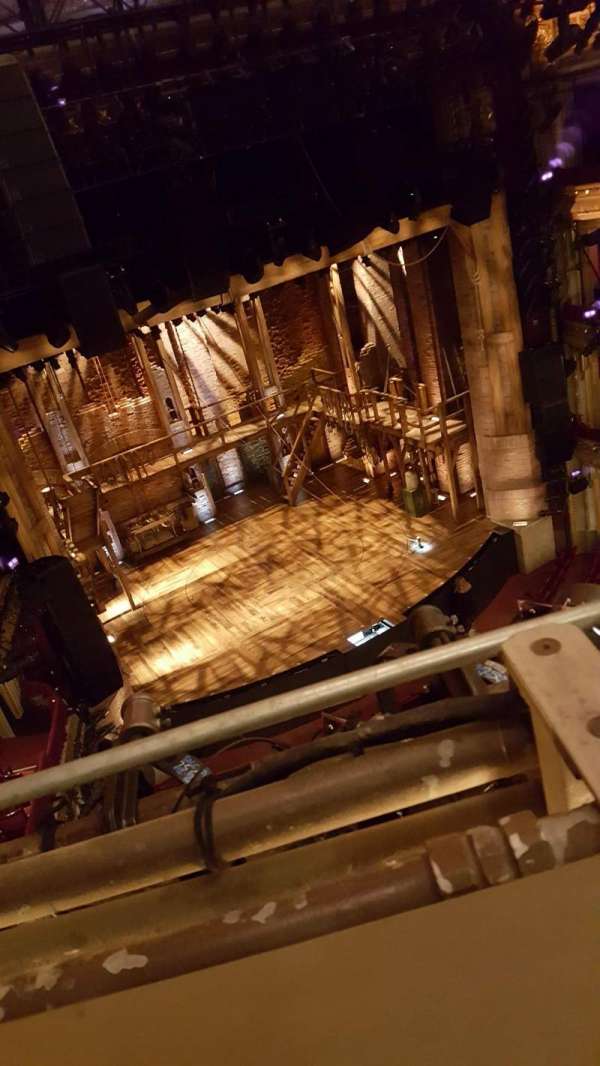 CIBC Theatre, section: Balcony L, row: A, seat: 1