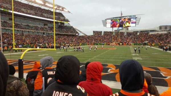 Paycor Stadium, section: 124, row: 5, seat: 16