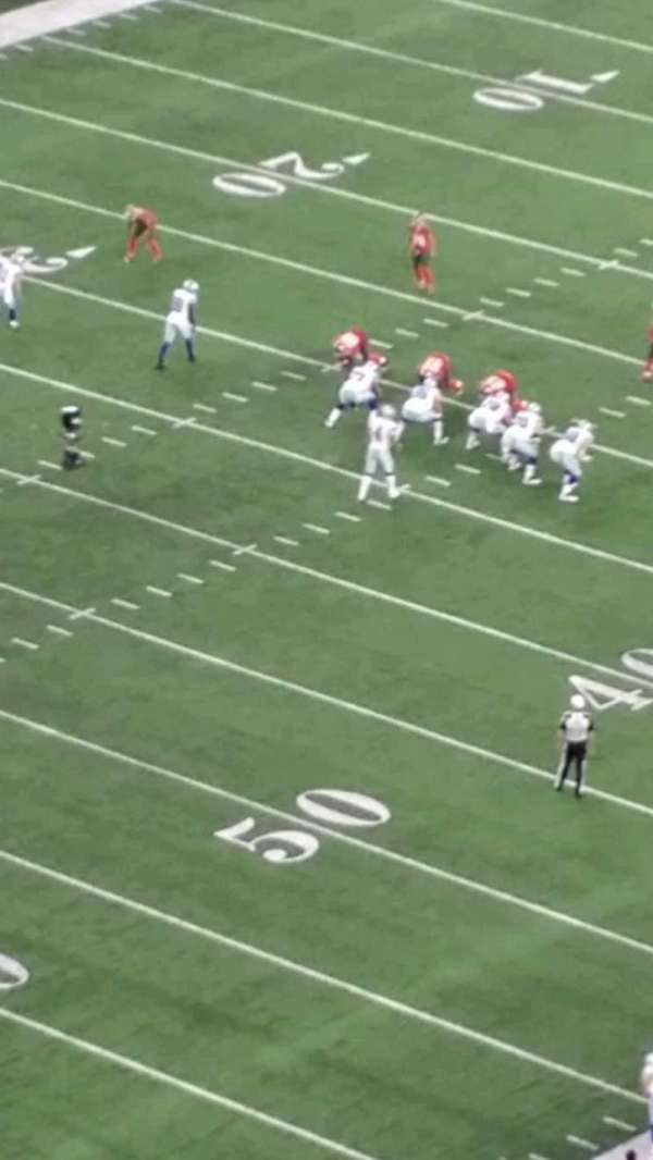 AT&T Stadium, section: 419, row: 20, seat: 18
