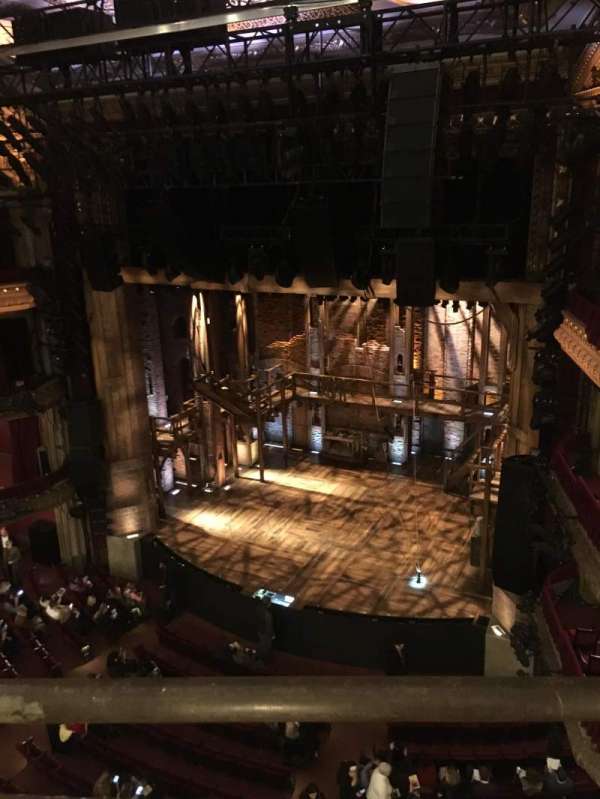 CIBC Theatre, section: Balcony R, row: A, seat: 6