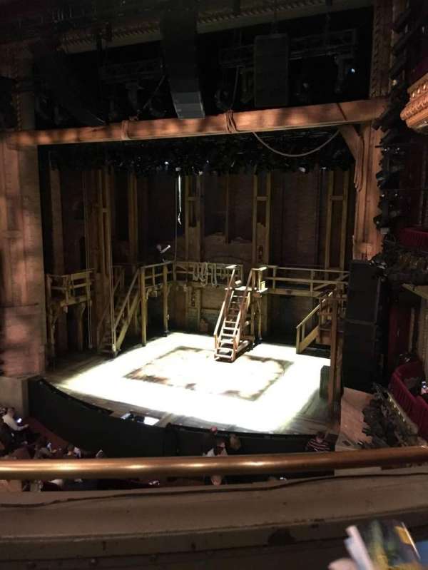 CIBC Theatre, section: Mezzanine R, row: B, seat: 4