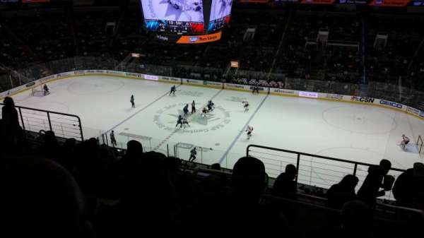 SAP Center, section: 214, row: 9, seat: 2