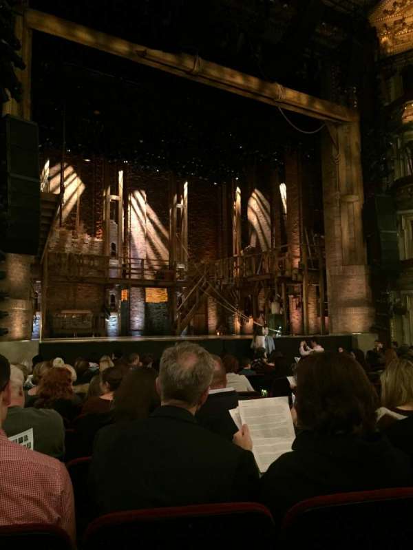CIBC Theatre, section: Orchestra L, row: P, seat: 13