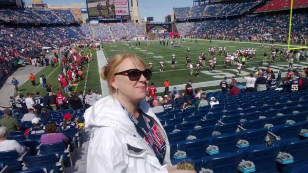 Gillette Stadium, section: 123, row: 30-35