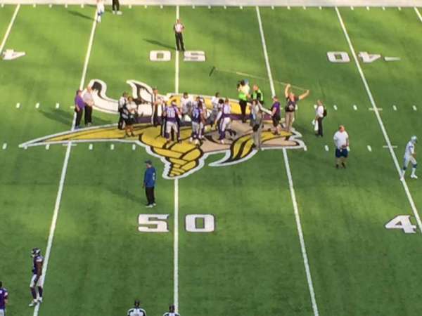 U.S. Bank Stadium, section: Press