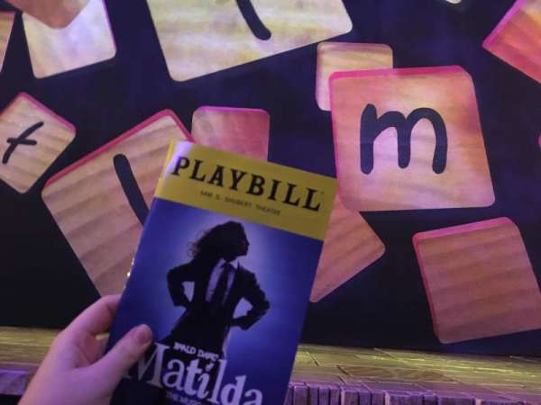 Shubert Theatre, section: Orchestra R, row: AA, seat: 2