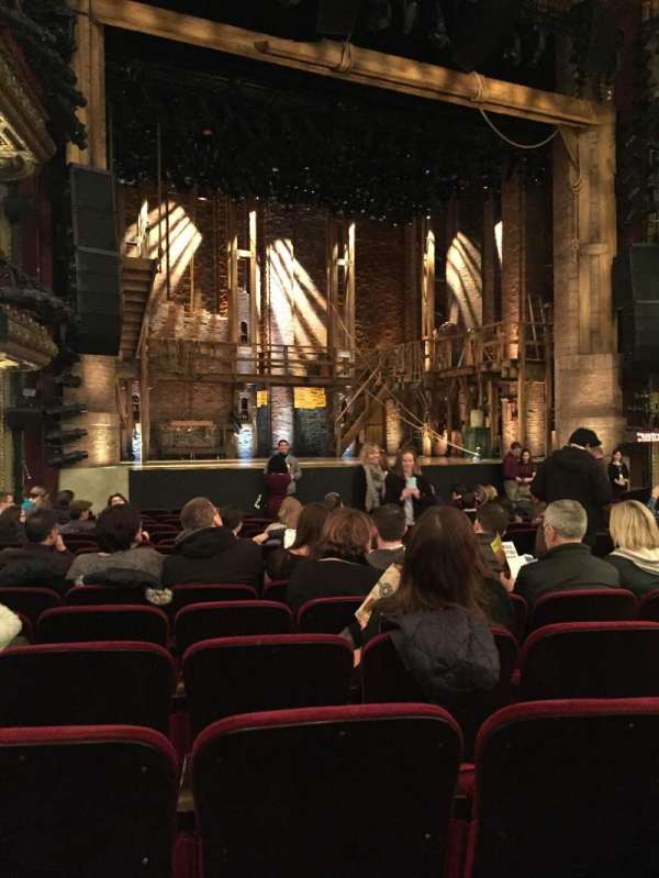 CIBC Theatre, section: Orchestra L, row: R, seat: 11