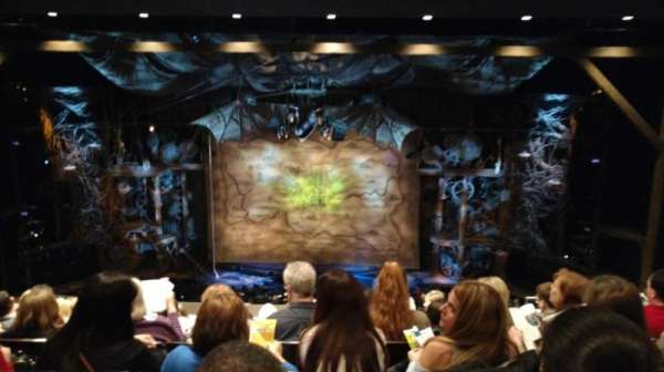 Gershwin Theatre, section: Rear Mezzanine C, row: G, seat: 114
