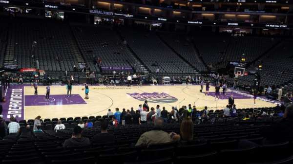 Golden 1 Center, section: 121, row: L, seat: 16