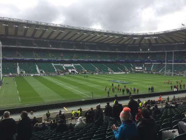 Twickenham Stadium, section: East, row: L34, seat: 309