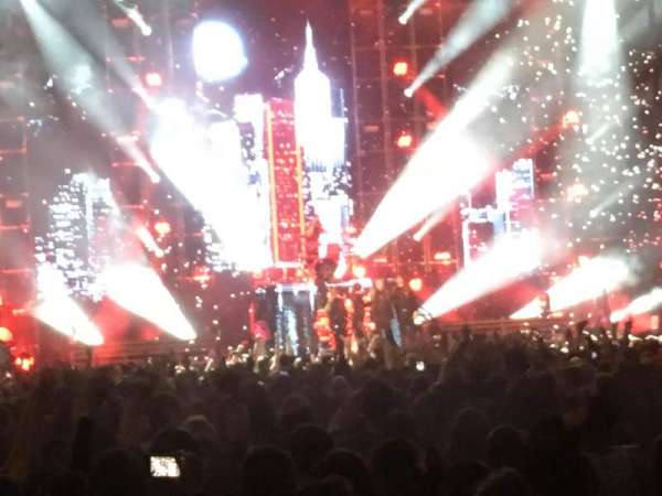 Madison Square Garden, section: 1, row: 4, seat: 5