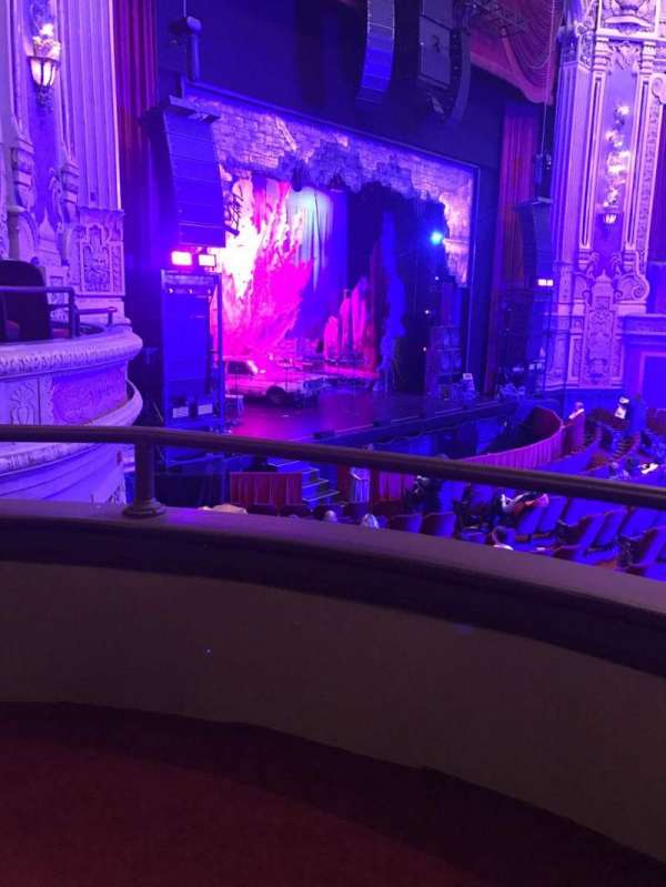 Cadillac Palace Theater, section: Dress Circle L, row: AA, seat: 5