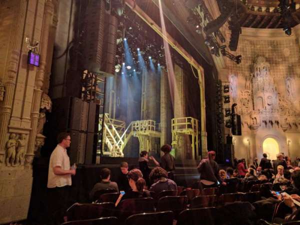 Orpheum Theatre, San Francisco, section: Orchestra L, row: H, seat: 19