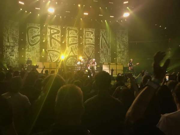 Casey's Center, section: Floor Left, row: 1, seat: 1