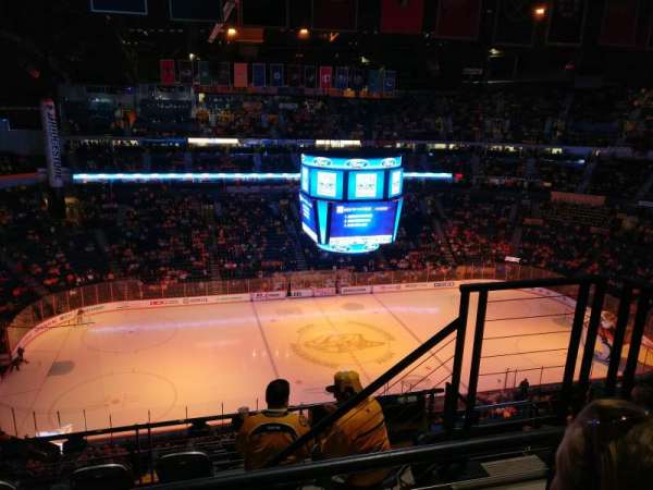 Bridgestone Arena, section: 324, row: H, seat: 3