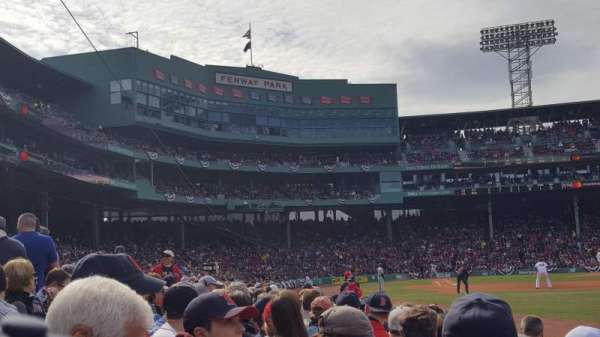 Fenway Park, section: Right Field Box 6, row: D, seat: 15