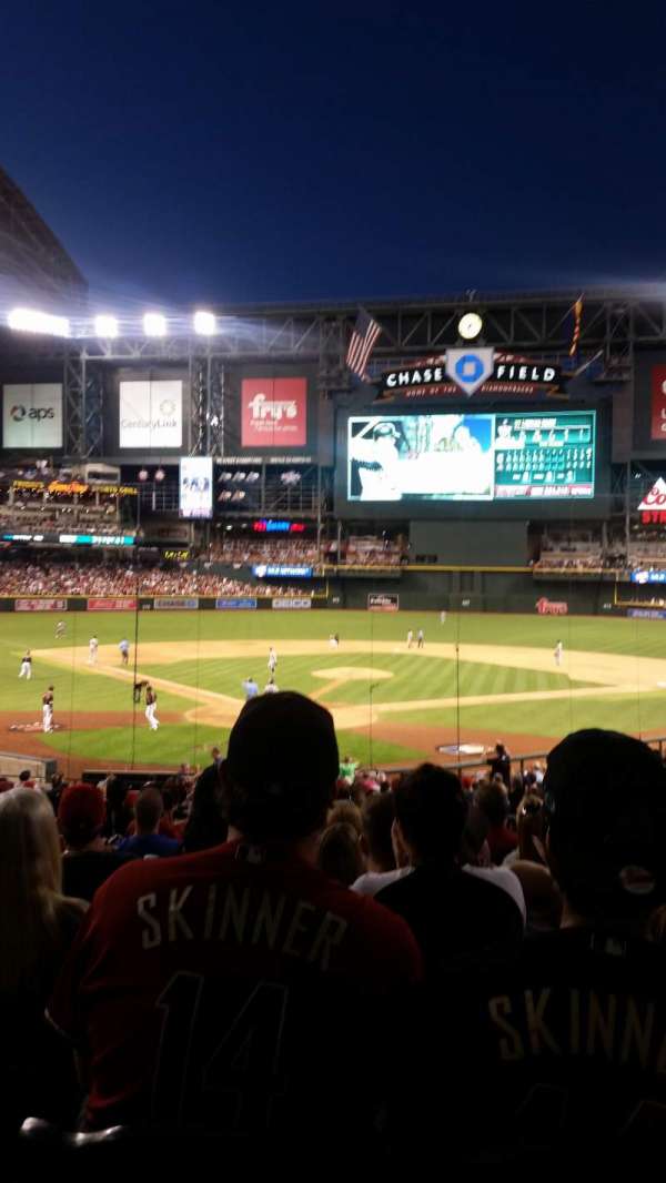 Chase Field, section: 121, row: 35, seat: 4 and 5