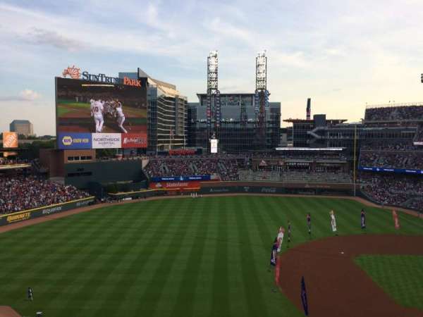 Truist Park, section: 335, row: 2, seat: 16