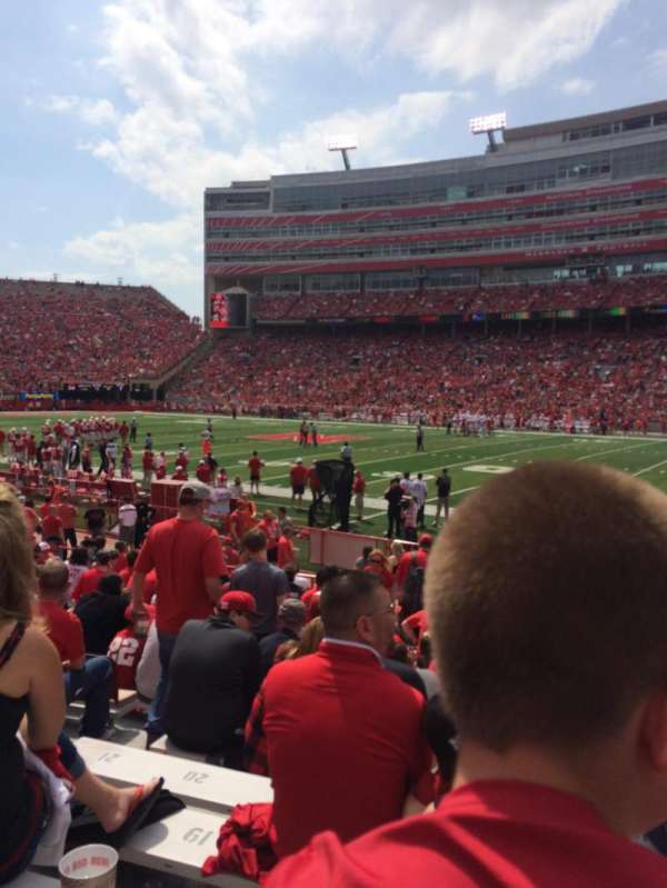 Memorial Stadium, Lincoln, section: 2, row: 10, seat: 14