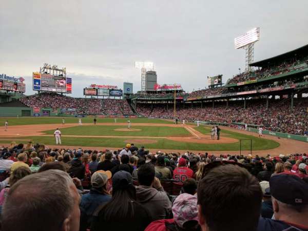 Fenway Park, section: Loge Box 140, row: EE, seat: 4