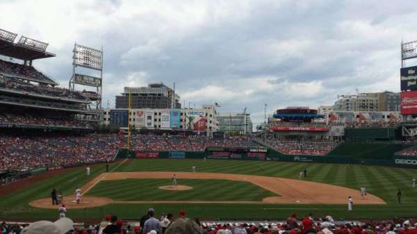 Nationals Park, section: 128, row: NN, seat: 15