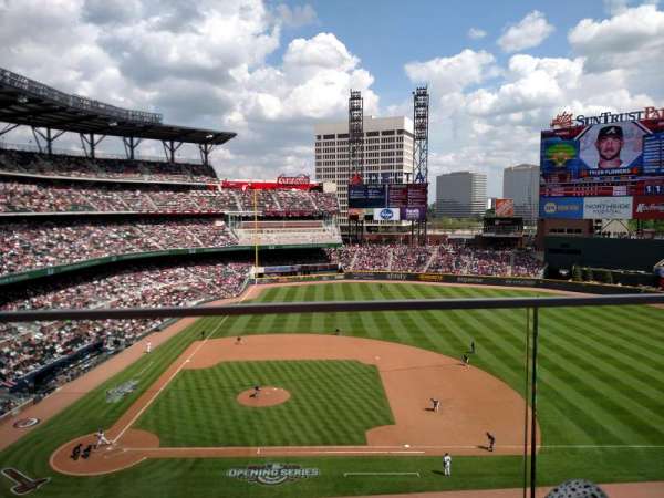 Truist Park, section: 320, row: 1, seat: 18