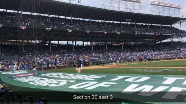 Wrigley Field, section: 24, row: 6, seat: 3
