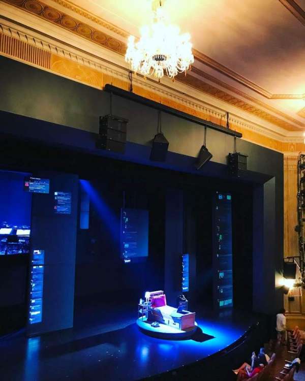 Music Box Theatre, section: Mezzanine L, row: B, seat: 17